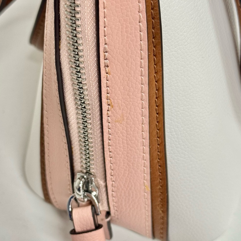 Kate Spade Pink and White Satchel - Picture 6 of 7